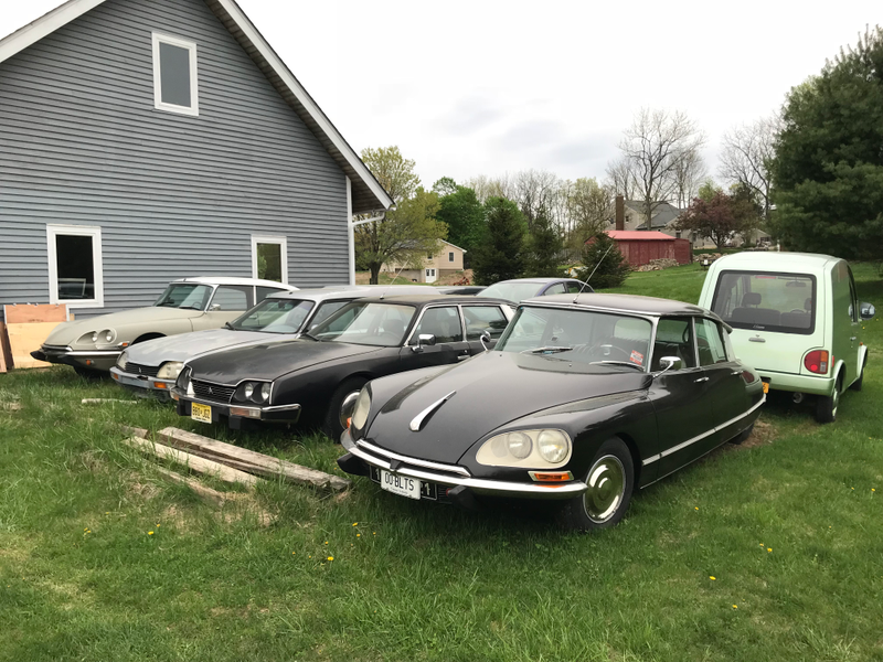 The brake man’s backyard. He was working on the S-Cargo for a friend.